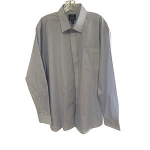 George Men's Classic Fit Dress Shirt W/ Long Sleeves - Size: XL  (46-48)
